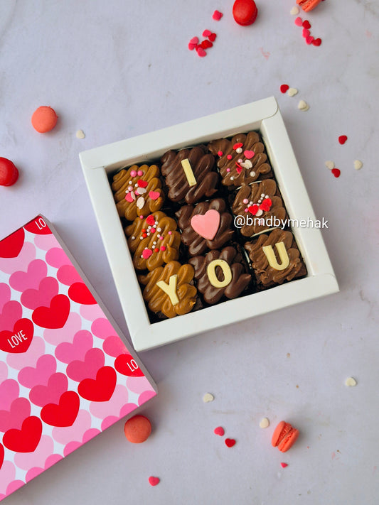 “I LOVE YOU” BROWNIES