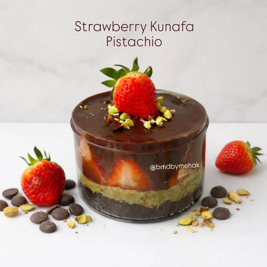 STRAWBERRY KUNAFA PISTACHIO