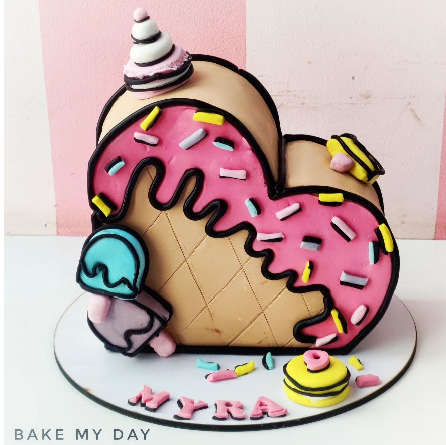 Heart cake