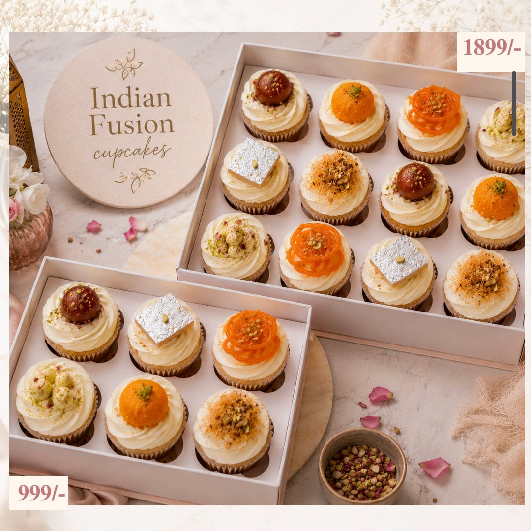 Indian Fusion Cupcakes